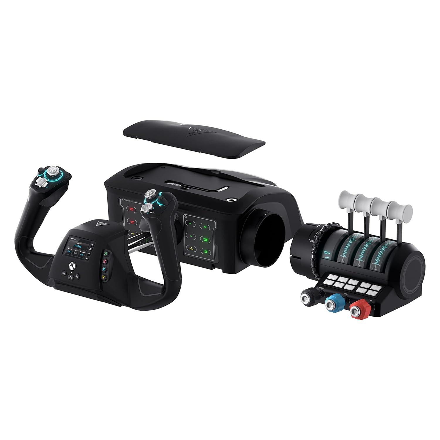 image:imageTurtle Beach VelocityOne Universal Rudder Pedals for Windows 10 amp 11 PCs Xbox Series X Xbox Series S and Xbox One Featuring Smooth Rudder Axis Adjustable Brakes and Pedal Width BlackUniversal Control System