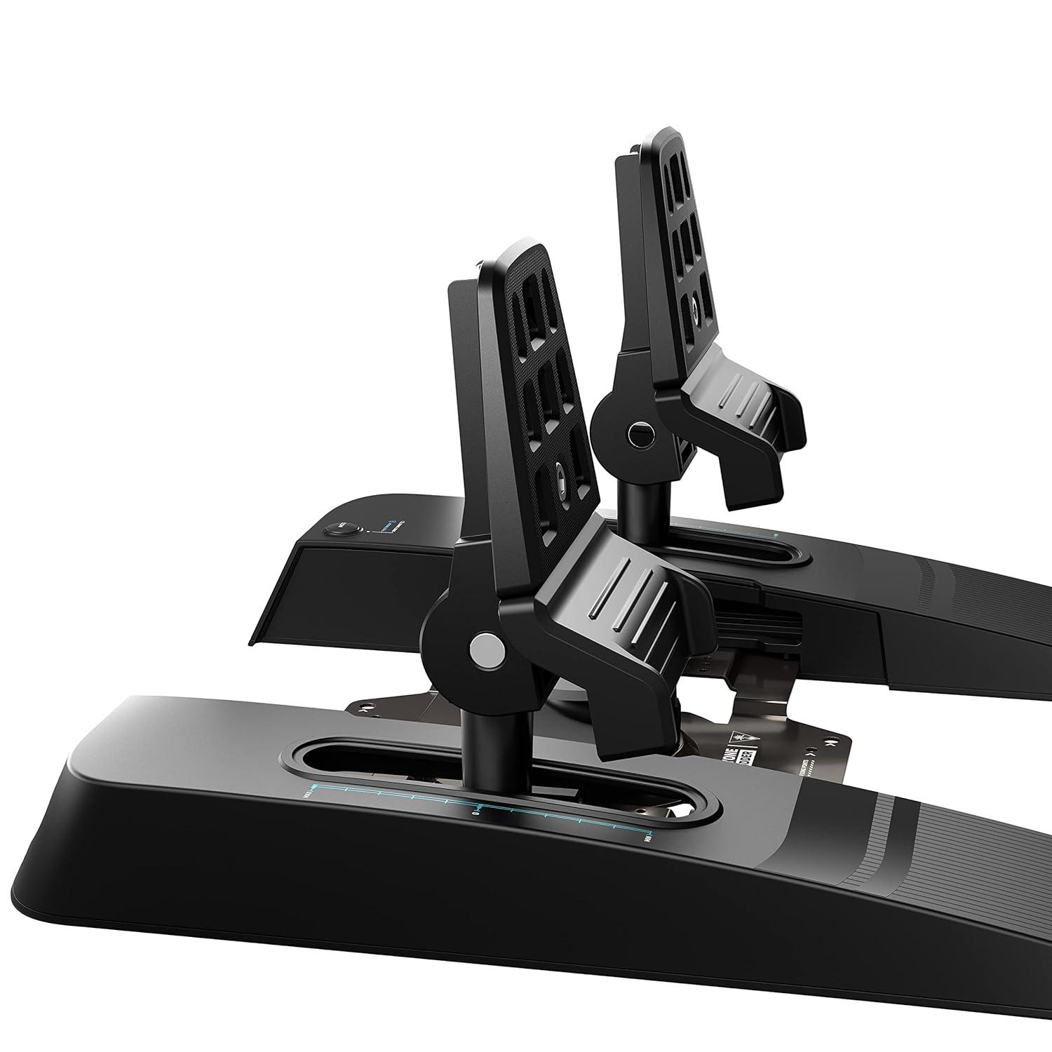 image:imageTurtle Beach VelocityOne Universal Rudder Pedals for Windows 10 amp 11 PCs Xbox Series X Xbox Series S and Xbox One Featuring Smooth Rudder Axis Adjustable Brakes and Pedal Width BlackUniversal Rudder Pedals