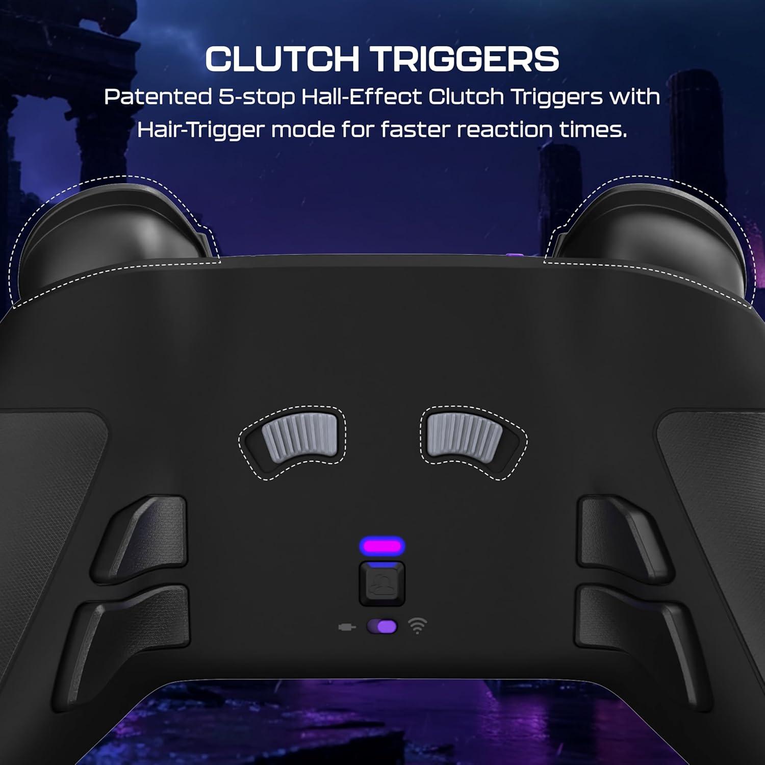 image:imageTurtle Beach Victrix Pro BFG Reloaded Wireless Gaming Controller Licensed for PlayStation 5 PS5PS4PC Gamepad Bluetooth Fightpad HallEffect ThumbsticksTriggers Customizable Control App WhiteBlack