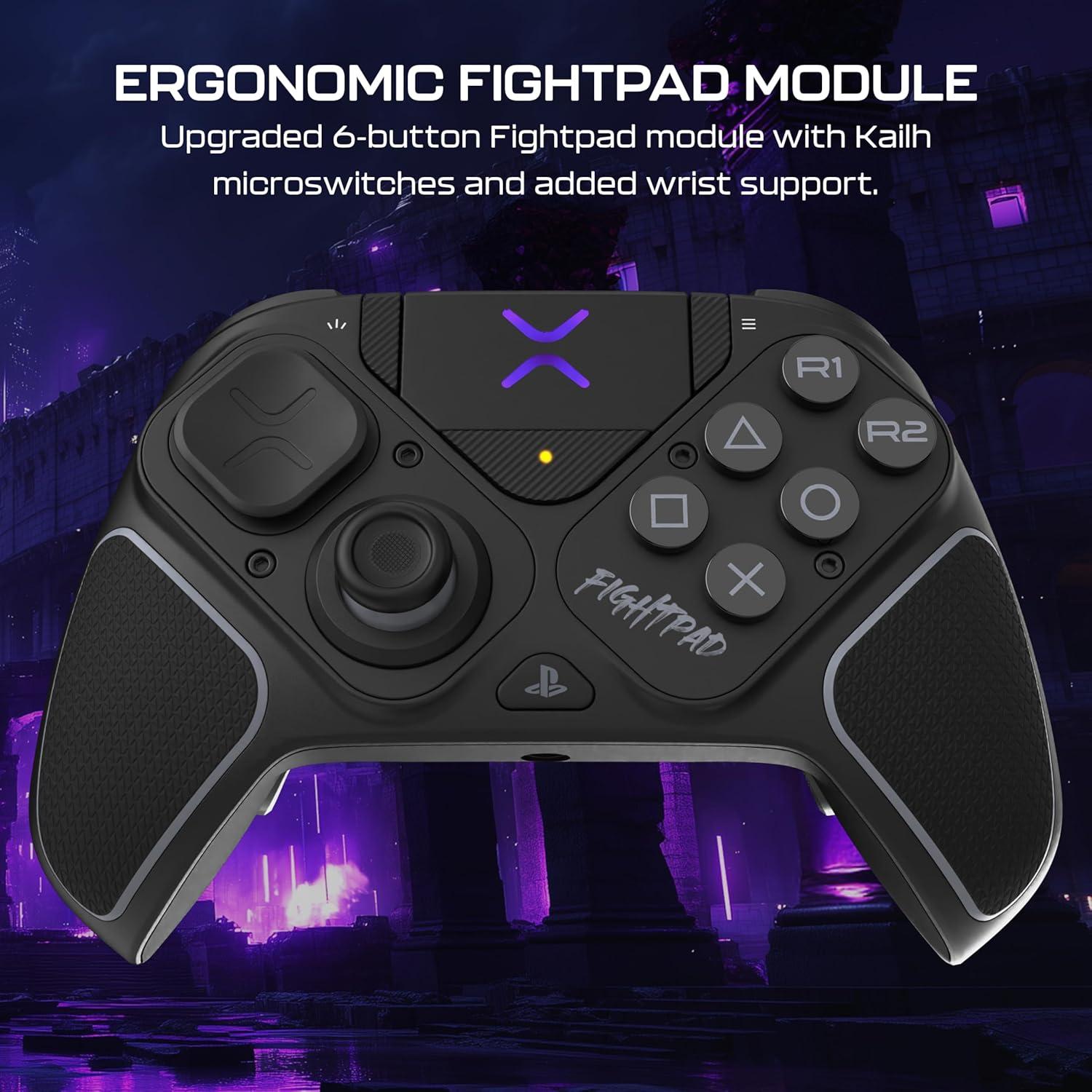 image:imageTurtle Beach Victrix Pro BFG Reloaded Wireless Gaming Controller Licensed for PlayStation 5 PS5PS4PC Gamepad Bluetooth Fightpad HallEffect ThumbsticksTriggers Customizable Control App WhiteBlack