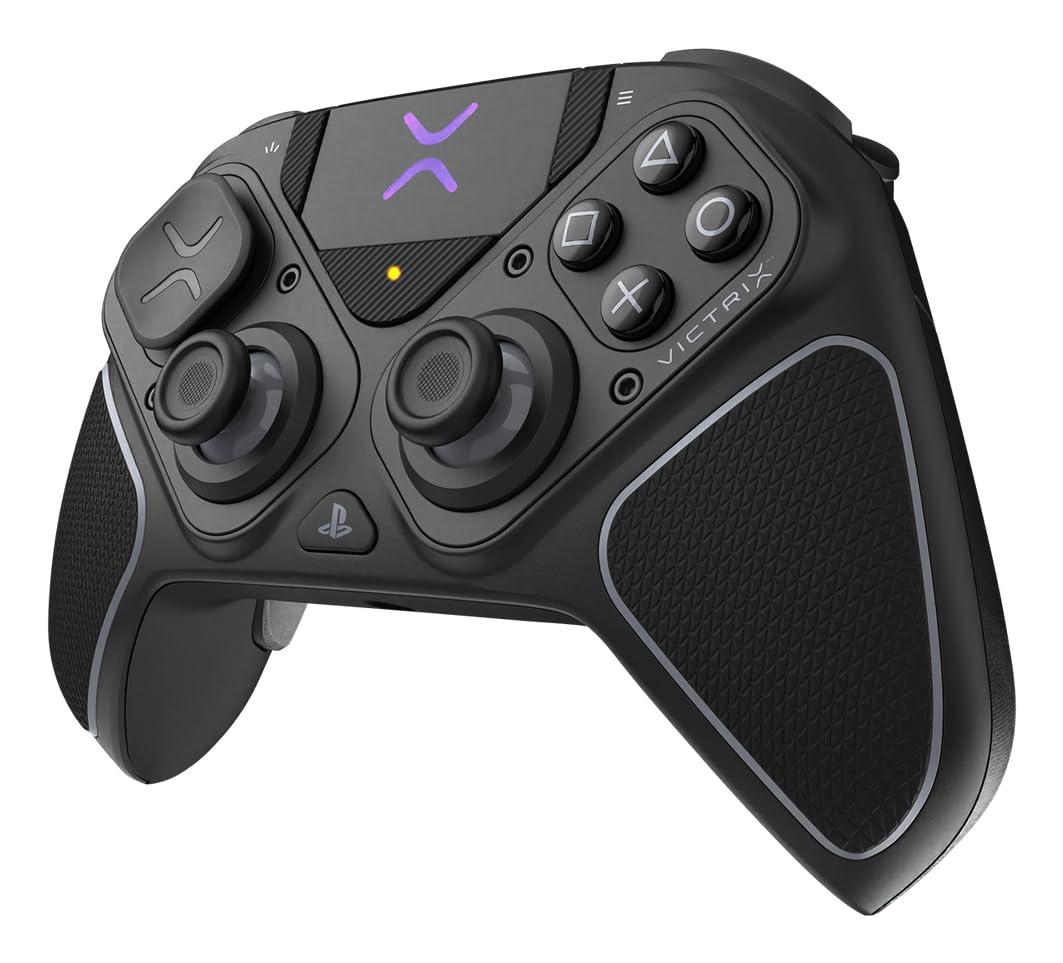 image:imageTurtle Beach Victrix Pro BFG Reloaded Wireless Gaming Controller Licensed for PlayStation 5 PS5PS4PC Gamepad Bluetooth Fightpad HallEffect ThumbsticksTriggers Customizable Control App WhiteBlack