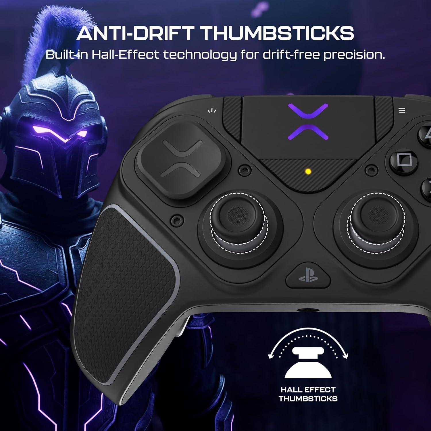 image:imageTurtle Beach Victrix Pro BFG Reloaded Wireless Gaming Controller Licensed for PlayStation 5 PS5PS4PC Gamepad Bluetooth Fightpad HallEffect ThumbsticksTriggers Customizable Control App WhiteBlack