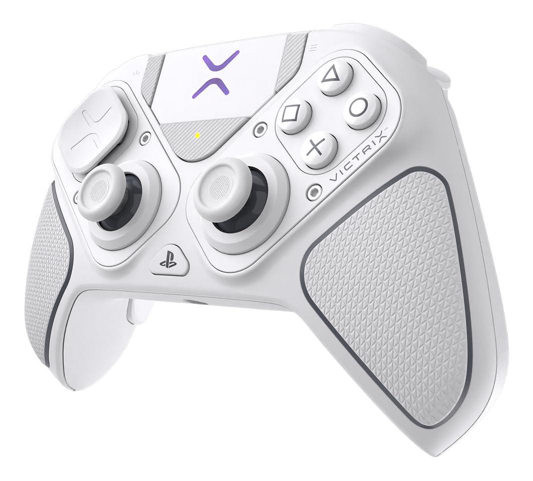 image:imageTurtle Beach Victrix Pro BFG Reloaded Wireless Gaming Controller Licensed for PlayStation 5 PS5PS4PC Gamepad Bluetooth Fightpad HallEffect ThumbsticksTriggers Customizable Control App WhiteWhite