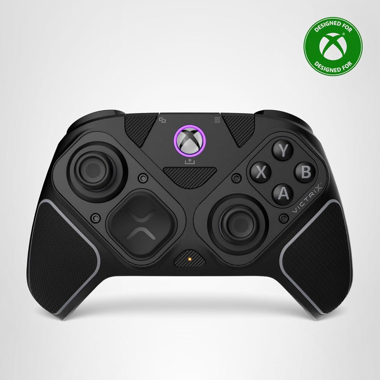 image:imageTurtle Beach Victrix Pro BFG Reloaded Wireless Gaming Controller Licensed for Xbox Series XS Xbox One PC Gamepad Bluetooth Fightpad HallEffect ThumbsticksTriggers Customizable Controls BlackBlack