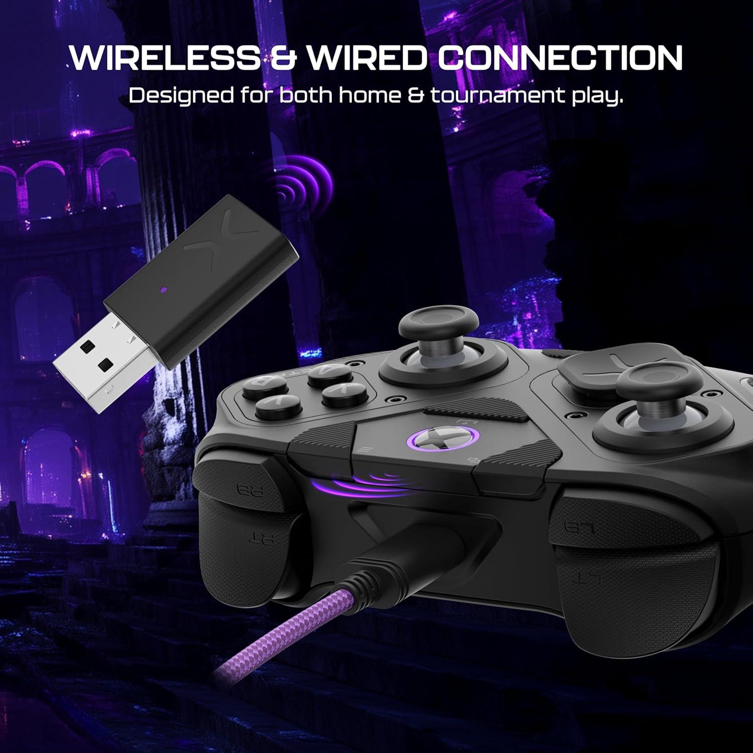 image:imageTurtle Beach Victrix Pro BFG Reloaded Wireless Gaming Controller Licensed for Xbox Series XS Xbox One PC Gamepad Bluetooth Fightpad HallEffect ThumbsticksTriggers Customizable Controls BlackBlack