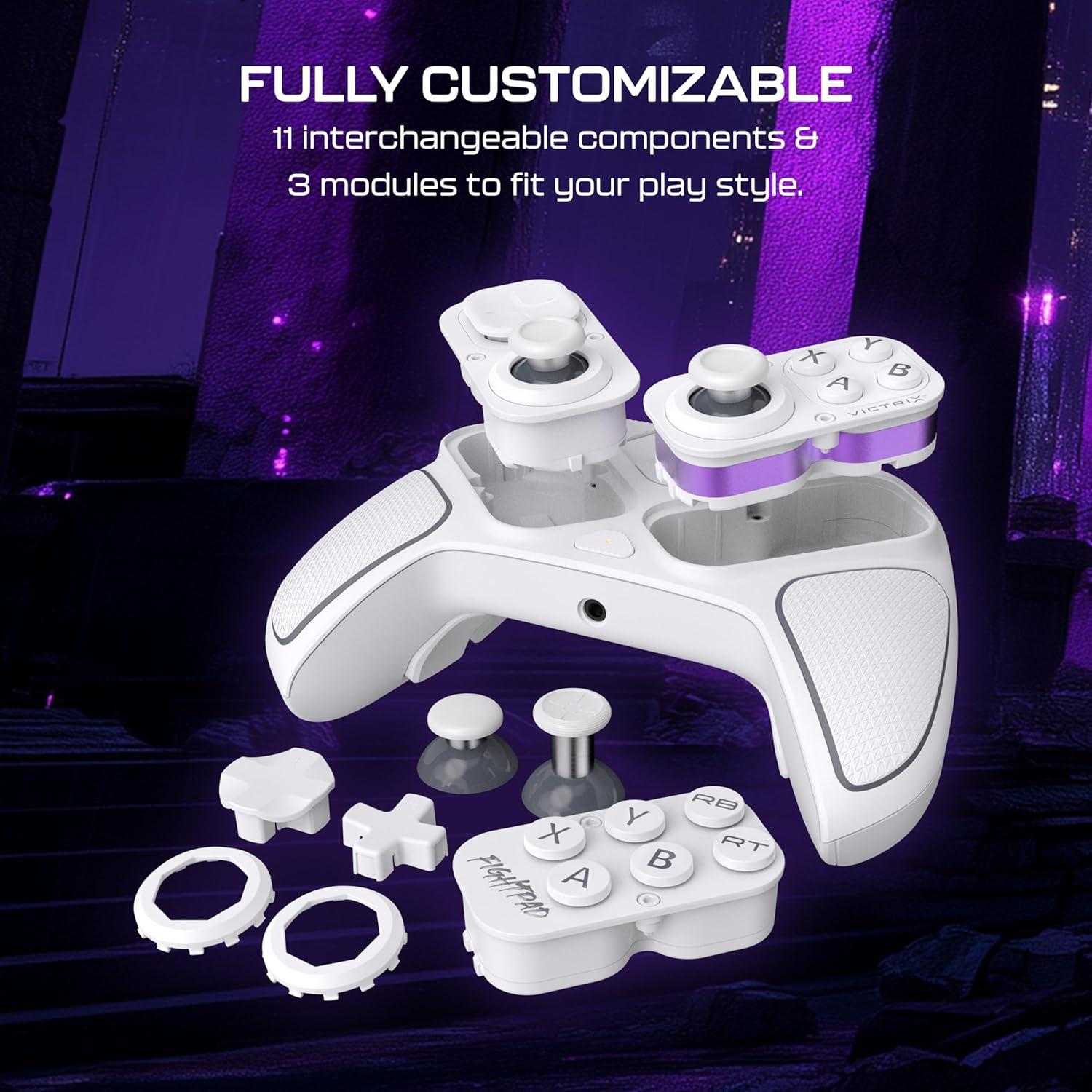 image:imageTurtle Beach Victrix Pro BFG Reloaded Wireless Gaming Controller Licensed for Xbox Series XS Xbox One PC Gamepad Bluetooth Fightpad HallEffect ThumbsticksTriggers Customizable Controls BlackWhite