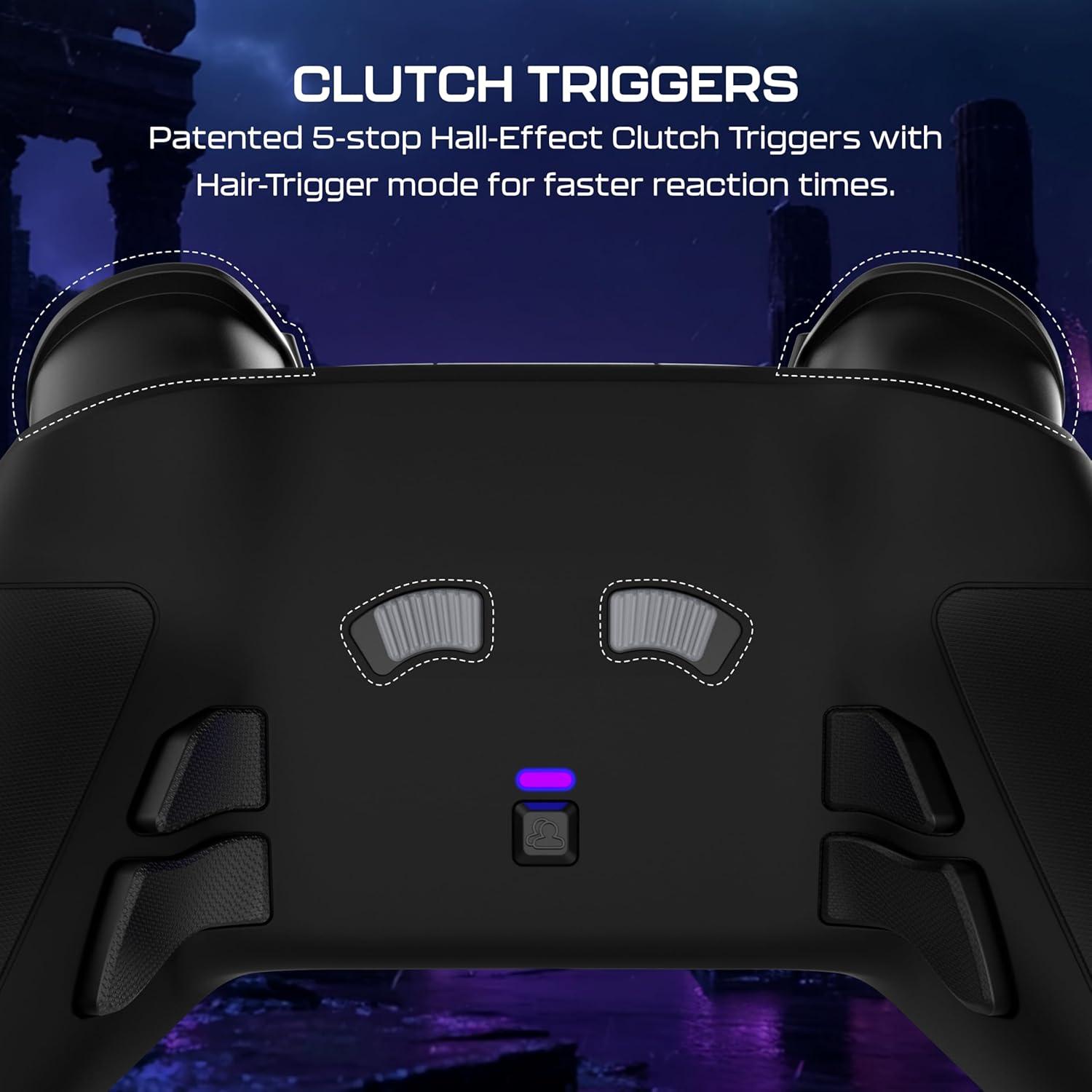 image:imageTurtle Beach Victrix Pro BFG Reloaded Wireless Gaming Controller Licensed for Xbox Series XS Xbox One PC Gamepad Bluetooth Fightpad HallEffect ThumbsticksTriggers Customizable Controls BlackBlack