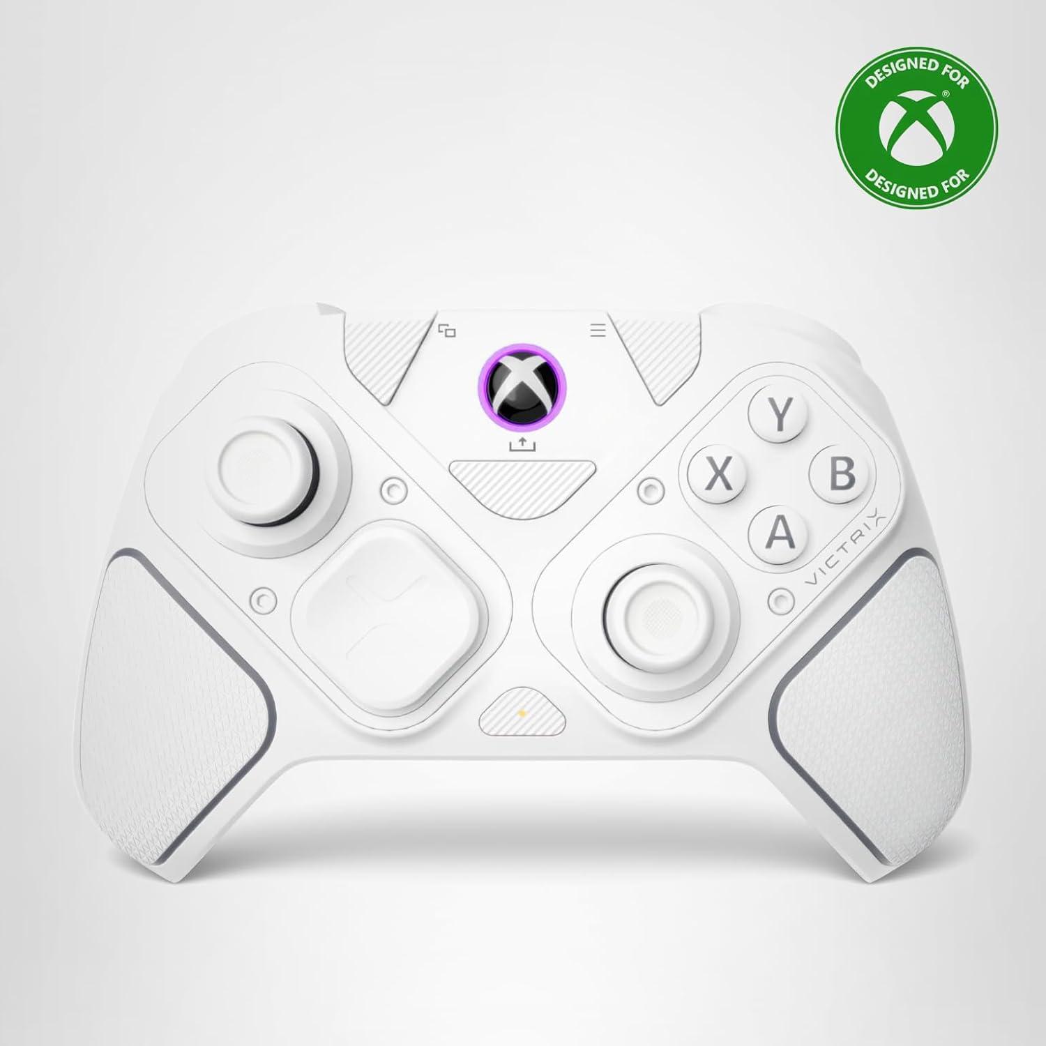 image:imageTurtle Beach Victrix Pro BFG Reloaded Wireless Gaming Controller Licensed for Xbox Series XS Xbox One PC Gamepad Bluetooth Fightpad HallEffect ThumbsticksTriggers Customizable Controls BlackWhite