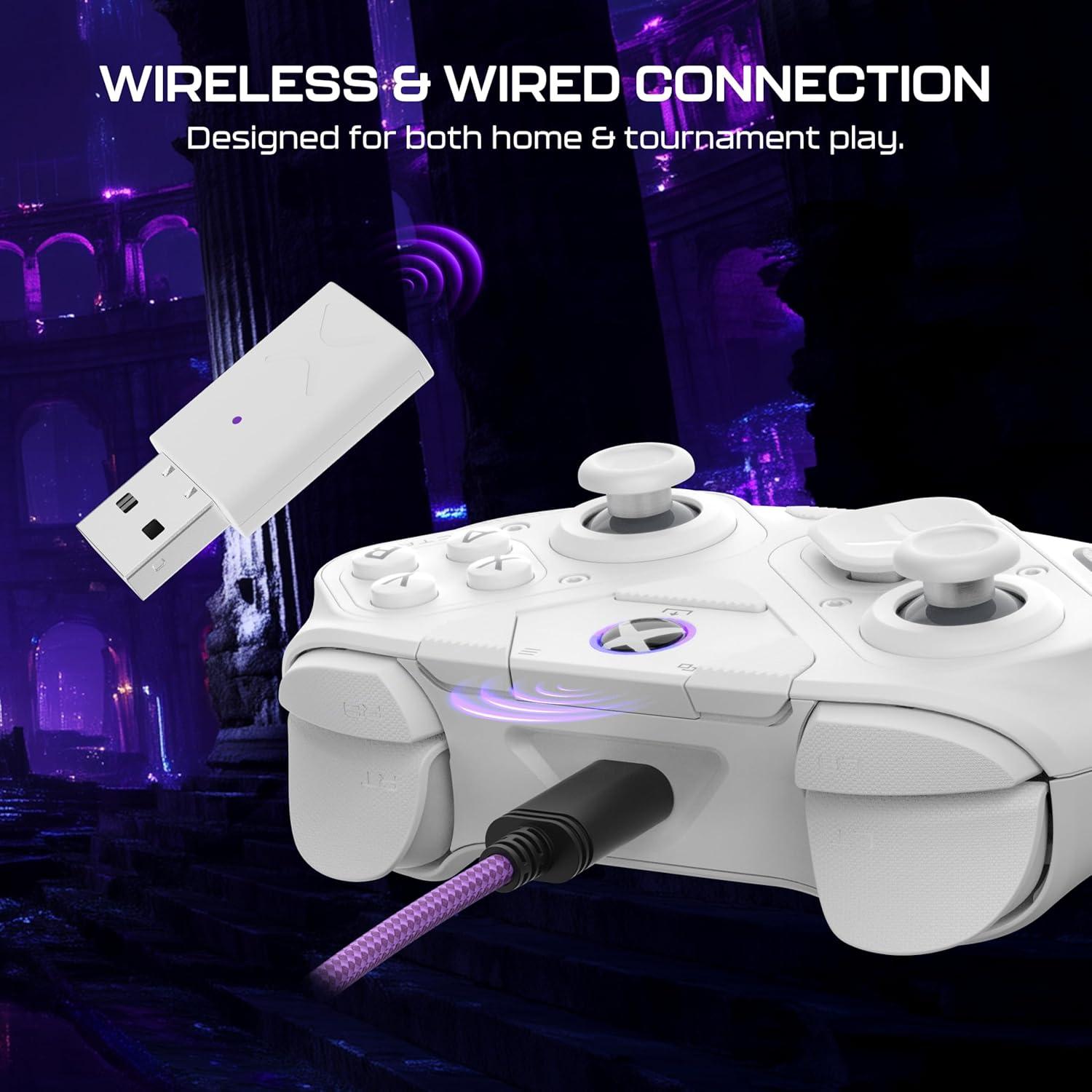 image:imageTurtle Beach Victrix Pro BFG Reloaded Wireless Gaming Controller Licensed for Xbox Series XS Xbox One PC Gamepad Bluetooth Fightpad HallEffect ThumbsticksTriggers Customizable Controls BlackWhite