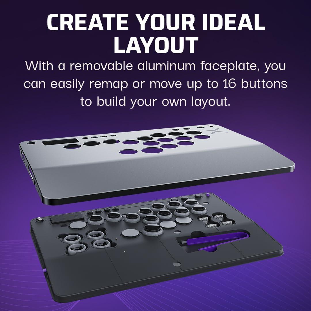 image:imageTurtle Beach Victrix Pro KO Leverless All Button Fight Stick for PlayStation 5 Officially Licensed PS5PS4 Windows 1011 PC Customizable eSports Tournament Ready Controller Arcade Controller GrayPlayStation