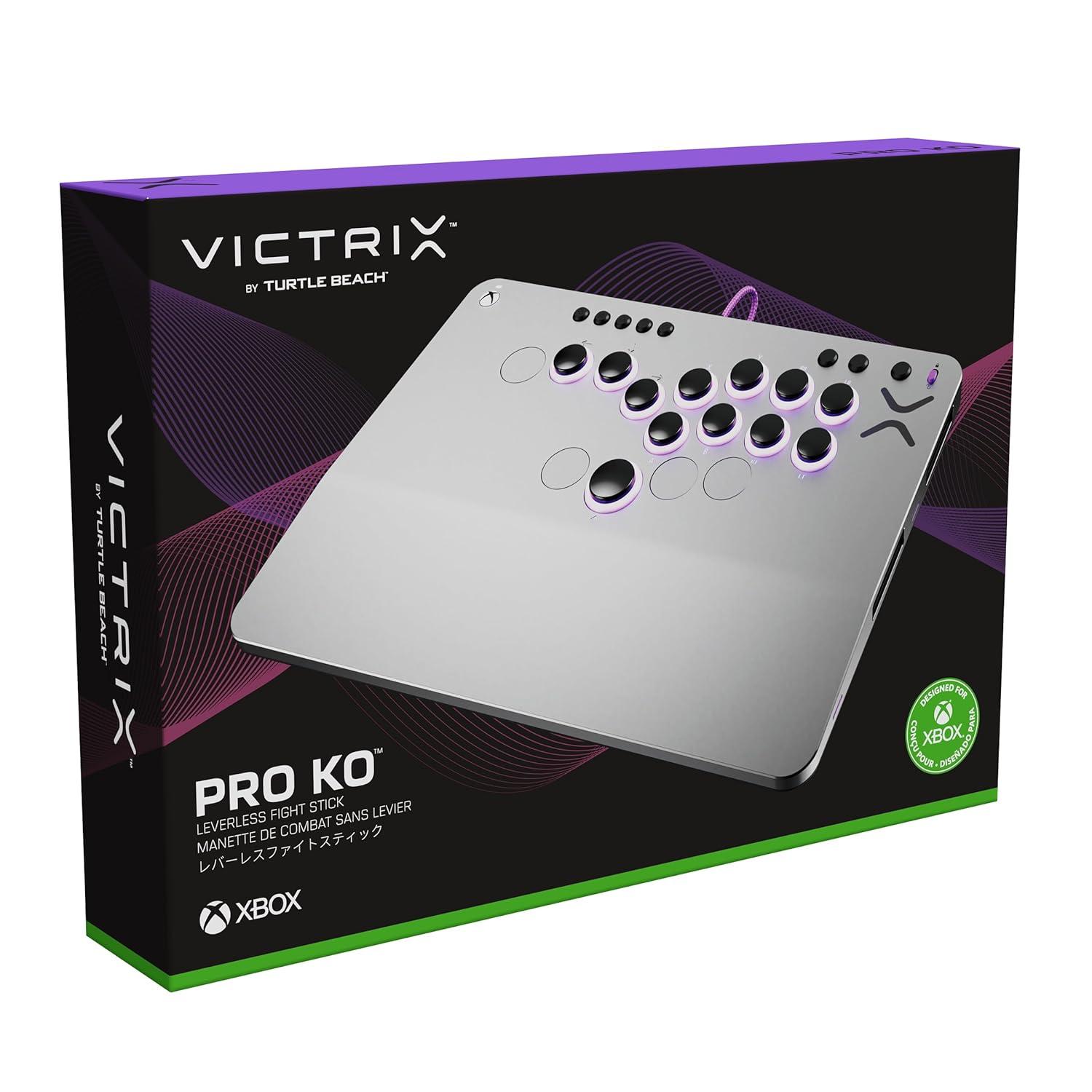 image:imageTurtle Beach Victrix Pro KO Leverless All Button Fight Stick for PlayStation 5 Officially Licensed PS5PS4 Windows 1011 PC Customizable eSports Tournament Ready Controller Arcade Controller GrayXbox