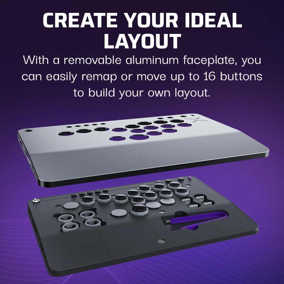 image:imageTurtle Beach Victrix Pro KO Leverless All Button Fight Stick for PlayStation 5 Officially Licensed PS5PS4 Windows 1011 PC Customizable eSports Tournament Ready Controller Arcade Controller GrayXbox