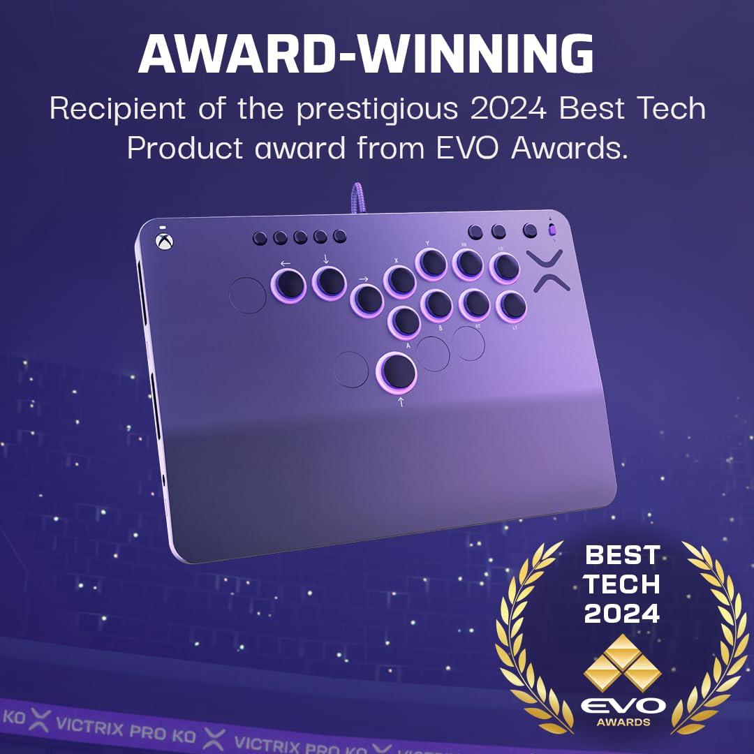 image:imageTurtle Beach Victrix Pro KO Leverless All Button Fight Stick for PlayStation 5 Officially Licensed PS5PS4 Windows 1011 PC Customizable eSports Tournament Ready Controller Arcade Controller GrayXbox