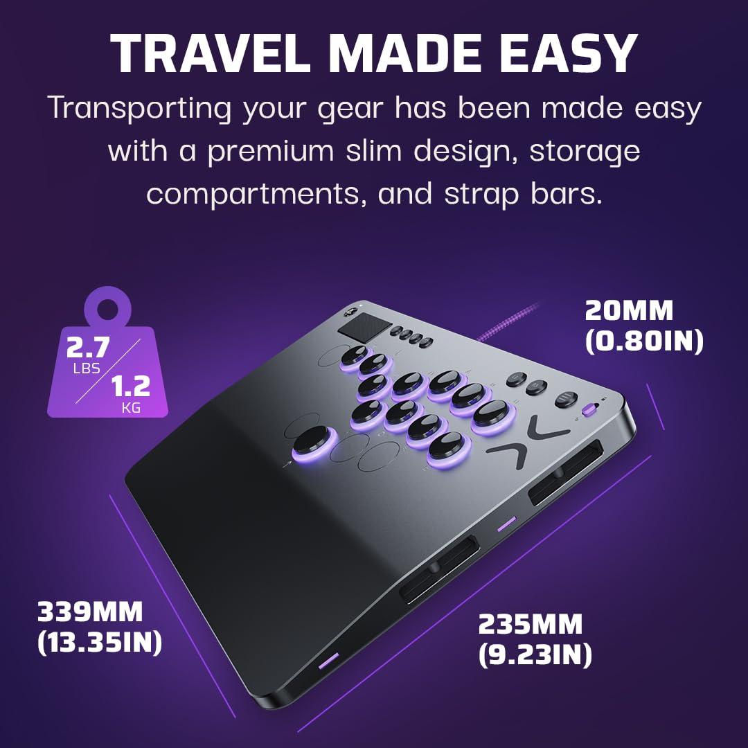 image:imageTurtle Beach Victrix Pro KO Leverless All Button Fight Stick for PlayStation 5 Officially Licensed PS5PS4 Windows 1011 PC Customizable eSports Tournament Ready Controller Arcade Controller GrayPlayStation