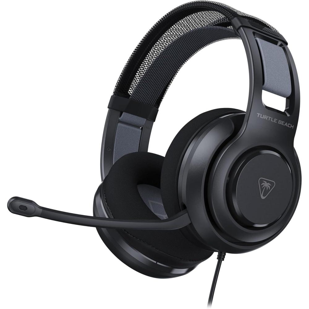 image:imageTurtle Beach Atlas 200 Wired Gaming Headset Officially Licensed for PlayStation PS5 PS450mm Nanoclear Drivers FliptoMute Mic Memory Foam Cushions Floating Headband BlackBlack