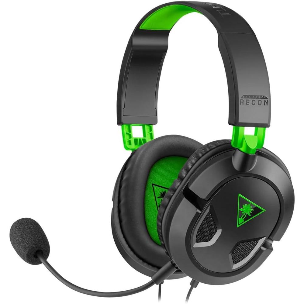 image:imageTurtle Beach Recon 50 PlayStation Gaming Headset PS5 PS4 Xbox Series X Xbox Series S Xbox One Mobile amp PC with 35mm Removable Mic 40mm SpeakersBlack Green