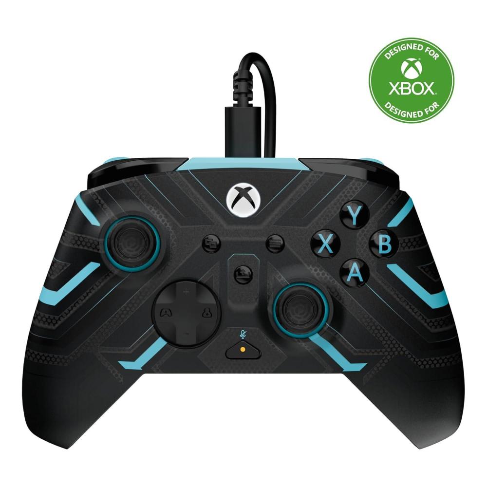 image:imageTurtle Beach Rematch Advanced Wired Gaming Controller Licensed for Xbox Series XS Xbox One Windows PC Glow Remappable Buttons Hair Triggers Audio Controls Impulse Triggers Titan SteelTitan Steel