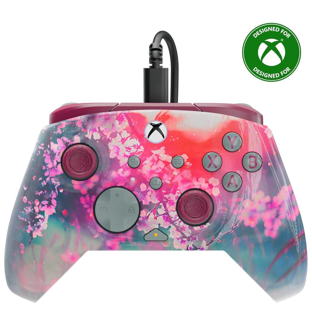image:imageTurtle Beach Rematch Advanced Wired Gaming Controller Licensed for Xbox Series XS Xbox One Windows PC  Glow Remappable Buttons Hair Triggers Audio Controls Impulse Triggers  Titan SteelKyoto Bloom Reveal