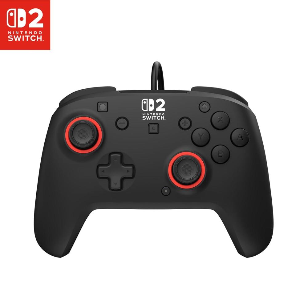 image:imageTurtle Beach Rematch Wireless Gaming Controller  Officially Licensed for Nintendo Switch 2 Nintendo SwitchSwitch LiteOLED  TMR Thumbsticks Rechargeable Battery Audio Controls  BlackRedBlack