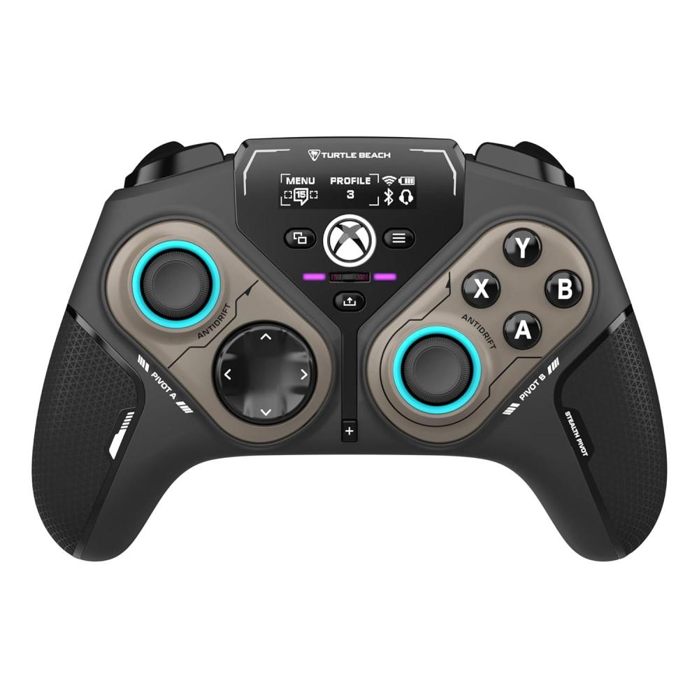 image:imageTurtle Beach Stealth Pivot Wireless Smart Game Controller Officially Licensed for Windows PC Rotating Modules Display Dashboard HallEffect Sticks Remappable Buttons Bluetooth 20Hour Battery