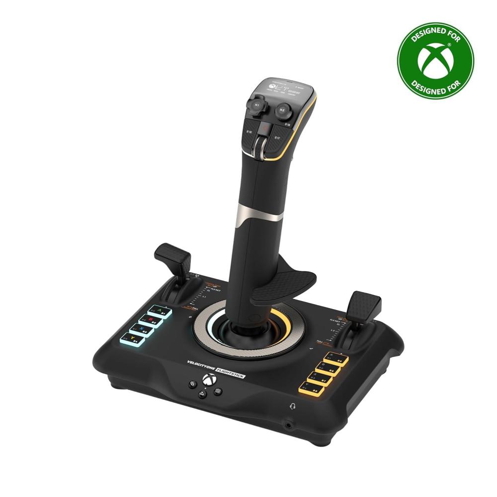 image:imageTurtle Beach VelocityOne Universal Rudder Pedals for Windows 10 amp 11 PCs Xbox Series X Xbox Series S and Xbox One Featuring Smooth Rudder Axis Adjustable Brakes and Pedal Width BlackUniversal Simulation Controller