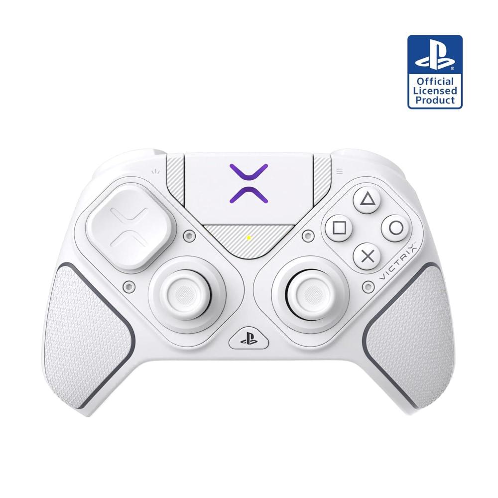 image:imageTurtle Beach Victrix Pro BFG Reloaded Wireless Gaming Controller Licensed for PlayStation 5 PS5PS4PC Gamepad Bluetooth Fightpad HallEffect ThumbsticksTriggers Customizable Control App WhiteWhite