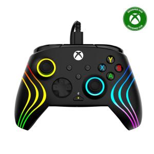 Turtle Beach Afterglow Ignite Wired RGB Gaming Controller for Xbox & PC – Customizable RGB, Remappable Buttons, Hall-Effect Hair Triggers, 10ft Cable, Officially Licensed by Xbox – Time Machine(Black)