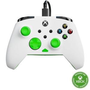 Turtle Beach Rematch Core Wired Gaming Controller – Licensed for Xbox Series X|S, Xbox One & Windows PCs – Audio Controls, Rumble Motors & Impulse Triggers, Companion App – White/Green(White/Green)