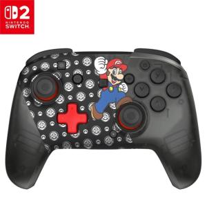 Turtle Beach Rematch Wireless Gaming Controller – Officially Licensed for Nintendo Switch 2, Nintendo Switch/Switch Lite/OLED – TMR Thumbsticks, Rechargeable Battery, Audio Controls – Black/Red(Super Mario Jump)