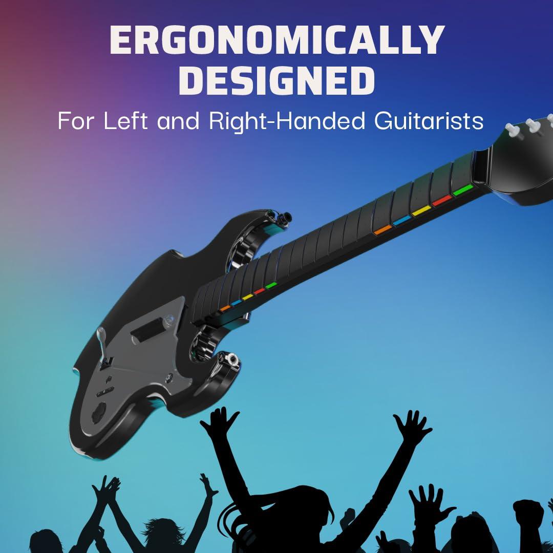 image:imagePDP Riffmaster Wireless Guitar Controller for Nintendo Switch Nintendo Switch 2 LiteOLED Fortnite Festival Rechargeable Battery Officially Licensed BlackNintendo Switch