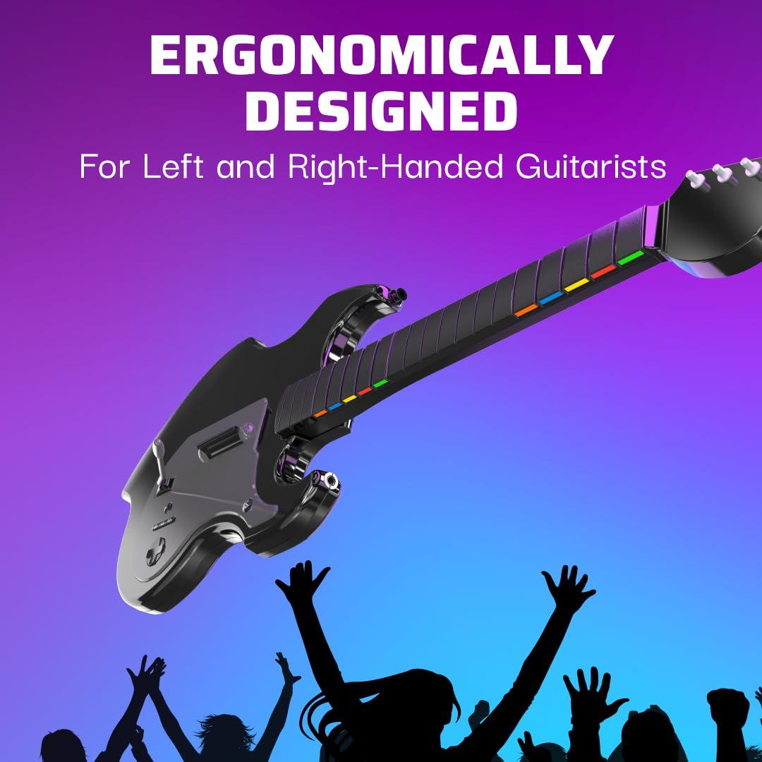 image:imagePDP Riffmaster Wireless Guitar Controller for Nintendo Switch Nintendo Switch 2 LiteOLED Fortnite Festival Rechargeable Battery Officially Licensed BlackPLAYSTATION
