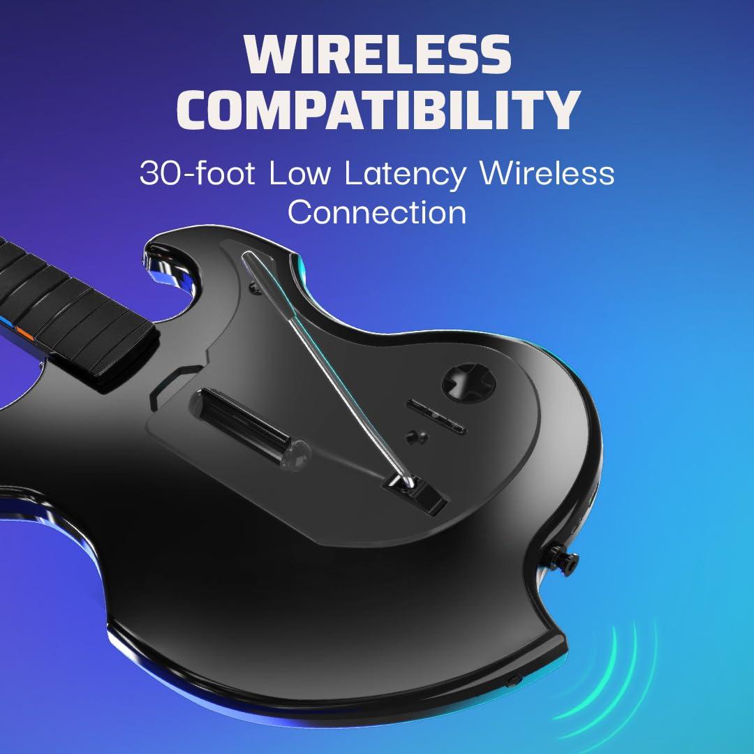 image:imagePDP Riffmaster Wireless Guitar Controller for Nintendo Switch Nintendo Switch 2 LiteOLED Fortnite Festival Rechargeable Battery Officially Licensed BlackNintendo Switch