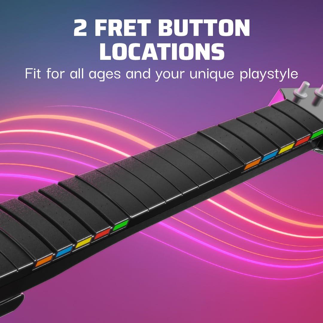 image:imagePDP Riffmaster Wireless Guitar Controller for Nintendo Switch Nintendo Switch 2 LiteOLED Fortnite Festival Rechargeable Battery Officially Licensed BlackNintendo Switch