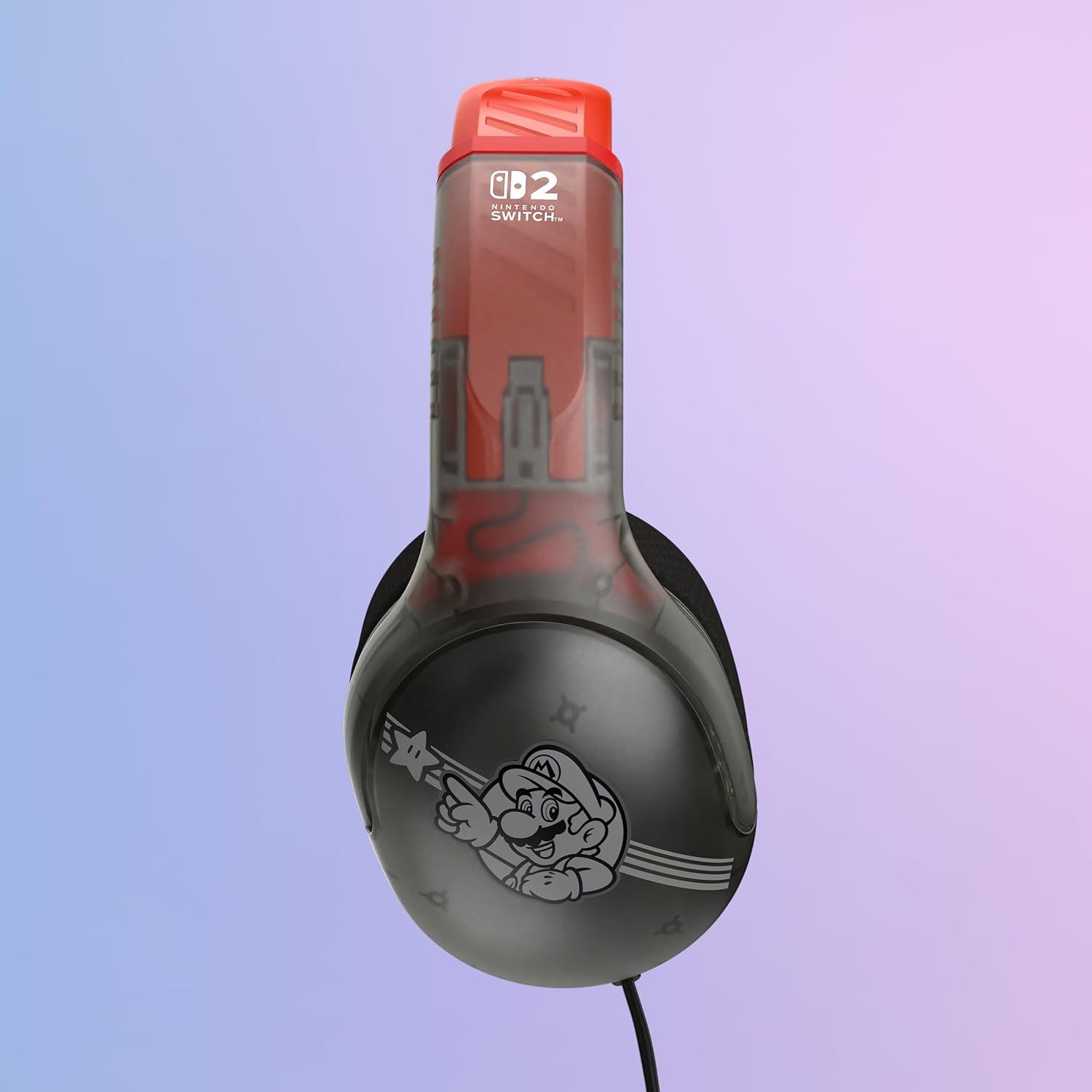 image:imageTurtle Beach Airlite Fit Wired Gaming Headset Mario Star Officially Licensed for Nintendo Switch 2 Nintendo Switch Durable LightweightMario Star