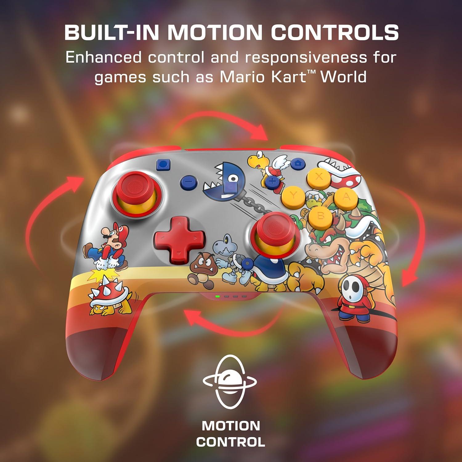 image:imageTurtle Beach Rematch Wireless Controller Mario amp Luigi Officially Licensed for Nintendo Switch 2 Nintendo Switch TMR Thumbsticks Customizable RGB Rechargeable BatteryKoopa Troop Red