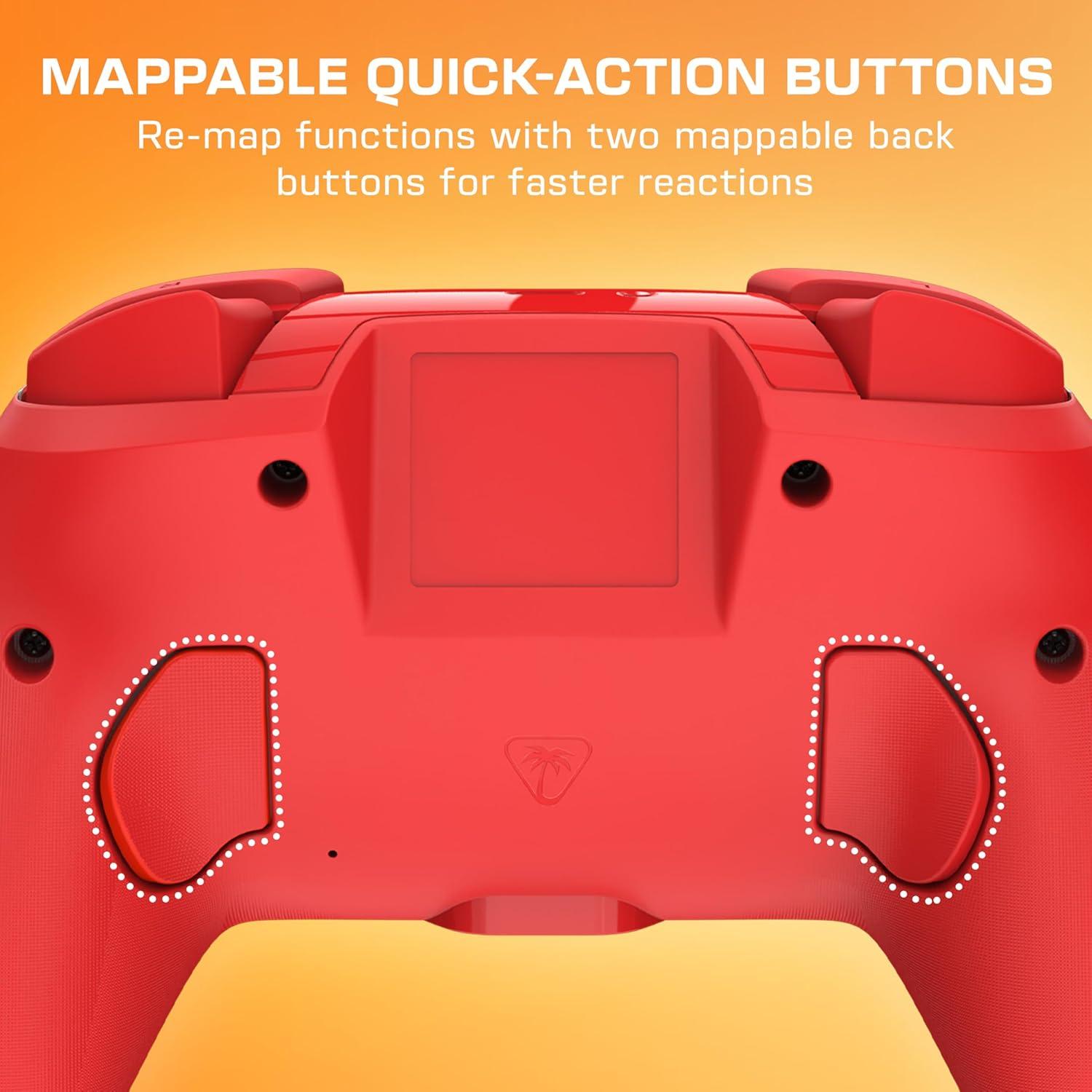 image:imageTurtle Beach Rematch Wireless Controller Mario amp Luigi Officially Licensed for Nintendo Switch 2 Nintendo Switch TMR Thumbsticks Customizable RGB Rechargeable BatteryKoopa Troop Red
