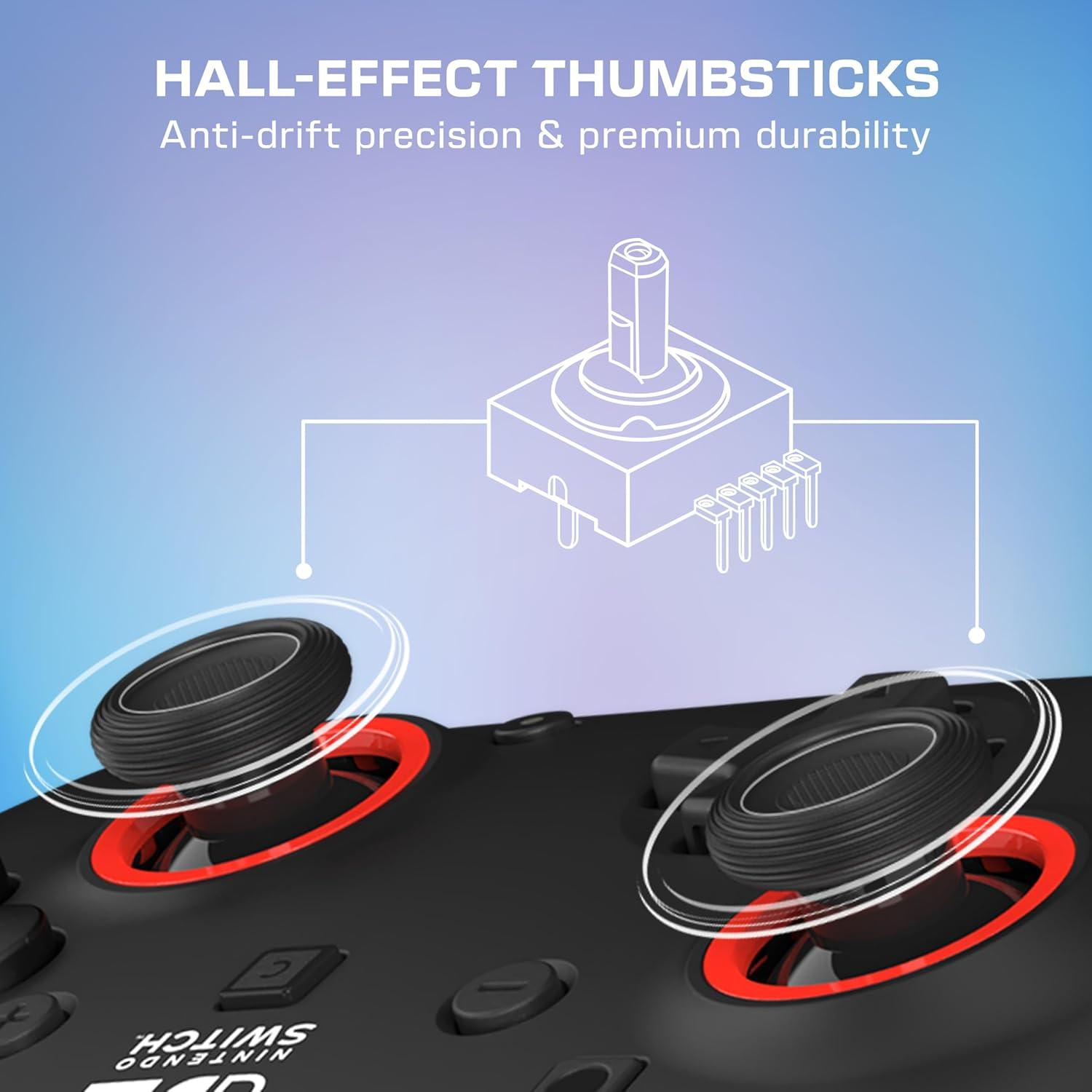 image:imageTurtle Beach Rematch Wireless Controller Mario amp Luigi Officially Licensed for Nintendo Switch 2 Nintendo Switch TMR Thumbsticks Customizable RGB Rechargeable BatteryBlack