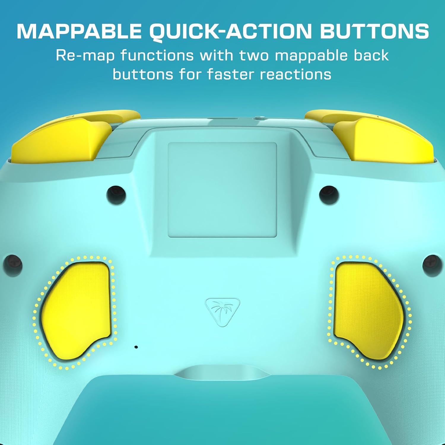 image:imageTurtle Beach Rematch Wireless Controller Mario amp Luigi Officially Licensed for Nintendo Switch 2 Nintendo Switch TMR Thumbsticks Customizable RGB Rechargeable BatteryRosalina Teal