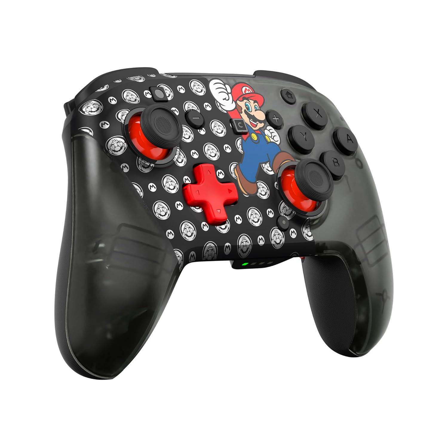 image:imageTurtle Beach Rematch Wireless Controller Mario amp Luigi Officially Licensed for Nintendo Switch 2 Nintendo Switch TMR Thumbsticks Customizable RGB Rechargeable BatterySuper Mario Jump