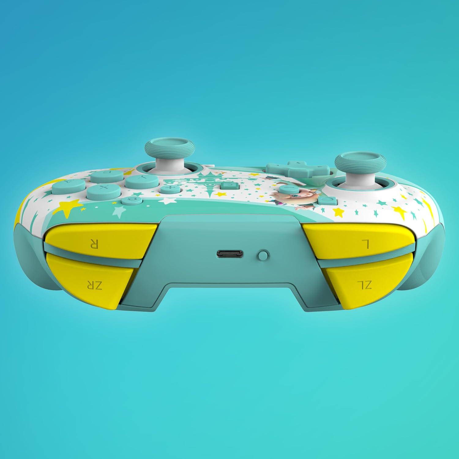 image:imageTurtle Beach Rematch Wireless Controller Mario amp Luigi Officially Licensed for Nintendo Switch 2 Nintendo Switch TMR Thumbsticks Customizable RGB Rechargeable BatteryRosalina Teal