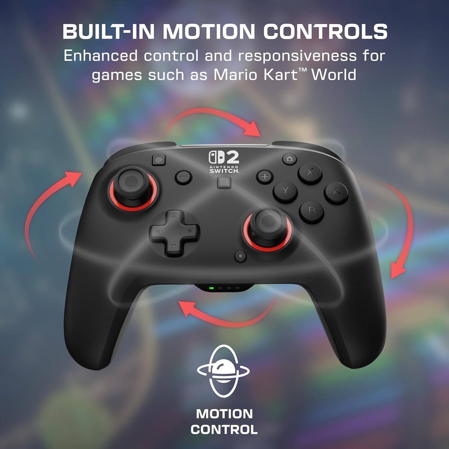 image:imageTurtle Beach Rematch Wireless Controller Mario amp Luigi Officially Licensed for Nintendo Switch 2 Nintendo Switch TMR Thumbsticks Customizable RGB Rechargeable BatteryBlack