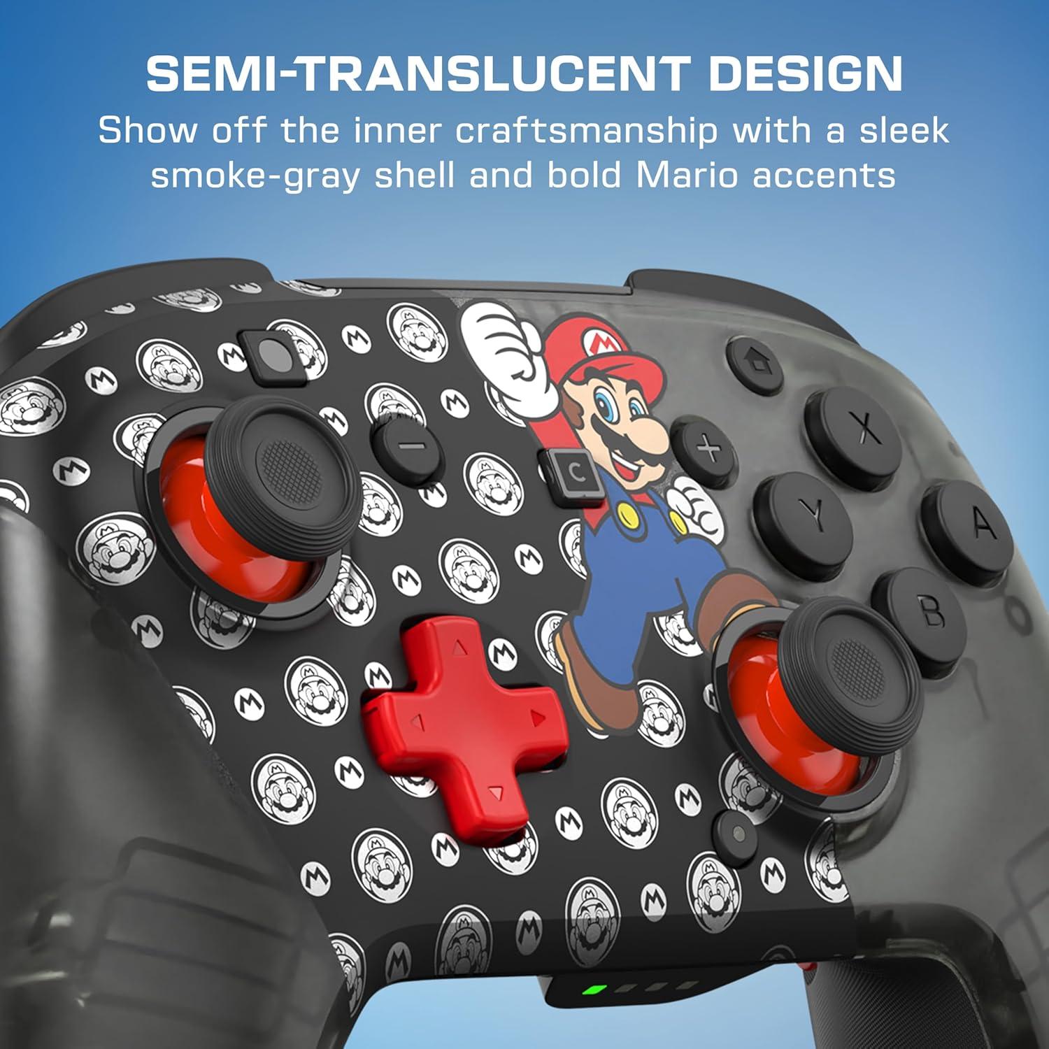 image:imageTurtle Beach Rematch Wireless Controller Mario amp Luigi Officially Licensed for Nintendo Switch 2 Nintendo Switch TMR Thumbsticks Customizable RGB Rechargeable BatterySuper Mario Jump