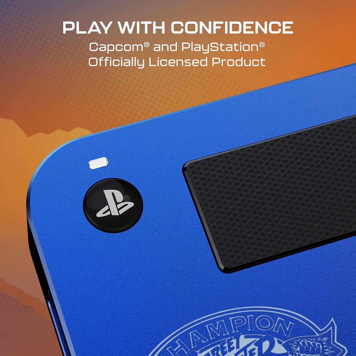 image:imageTurtle Beach Victrix Pro KO Leverless Fight Stick Street Fighter II Champion Edition Capcom and PlayStation Officially Licensed for PS4 PS5 PC HotSwappable RGB Switches Ergonomic