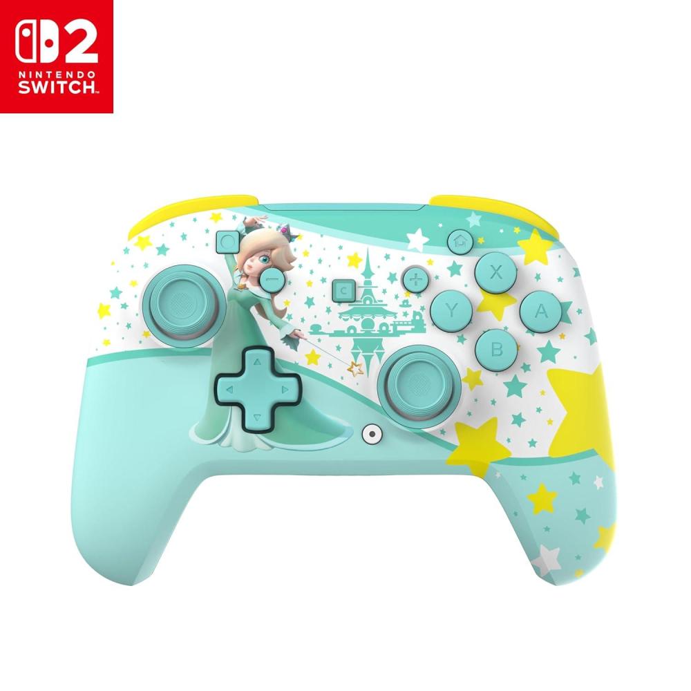 image:imageTurtle Beach Rematch Wireless Controller Mario amp Luigi Officially Licensed for Nintendo Switch 2 Nintendo Switch TMR Thumbsticks Customizable RGB Rechargeable BatteryRosalina Teal