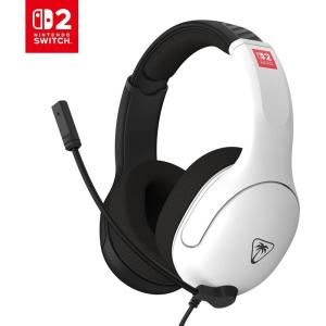 Turtle Beach Airlite Fit Wired Gaming Headset: Mario Star – Officially Licensed for Nintendo Switch 2, Nintendo Switch – Durable, Lightweight(Black and White)
