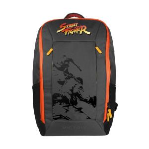 Turtle Beach Victrix Tournament Backpack: Street Fighter Edition – Officially Licensed by Capcom – Gaming Backpack, 15” Laptop Pocket, Breathable, Comfort, 27L Storage Volume, Travel Ready
