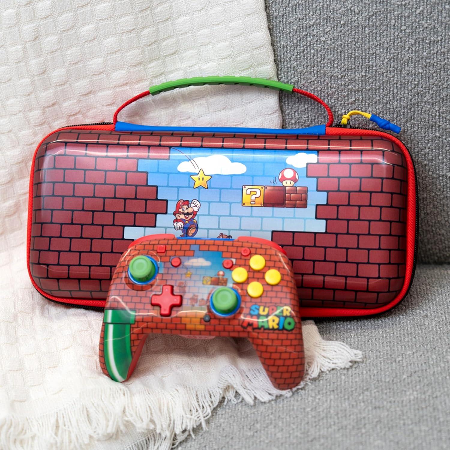 image:imageTurtle Beach PlayTrek Travel Case Koopa Troop Nintendo Switch 2 Nintendo Switch Nintendo Switch OLED Model Storage Protection Game Card Holder Hard Shell GlowintheDarkMario Bricks