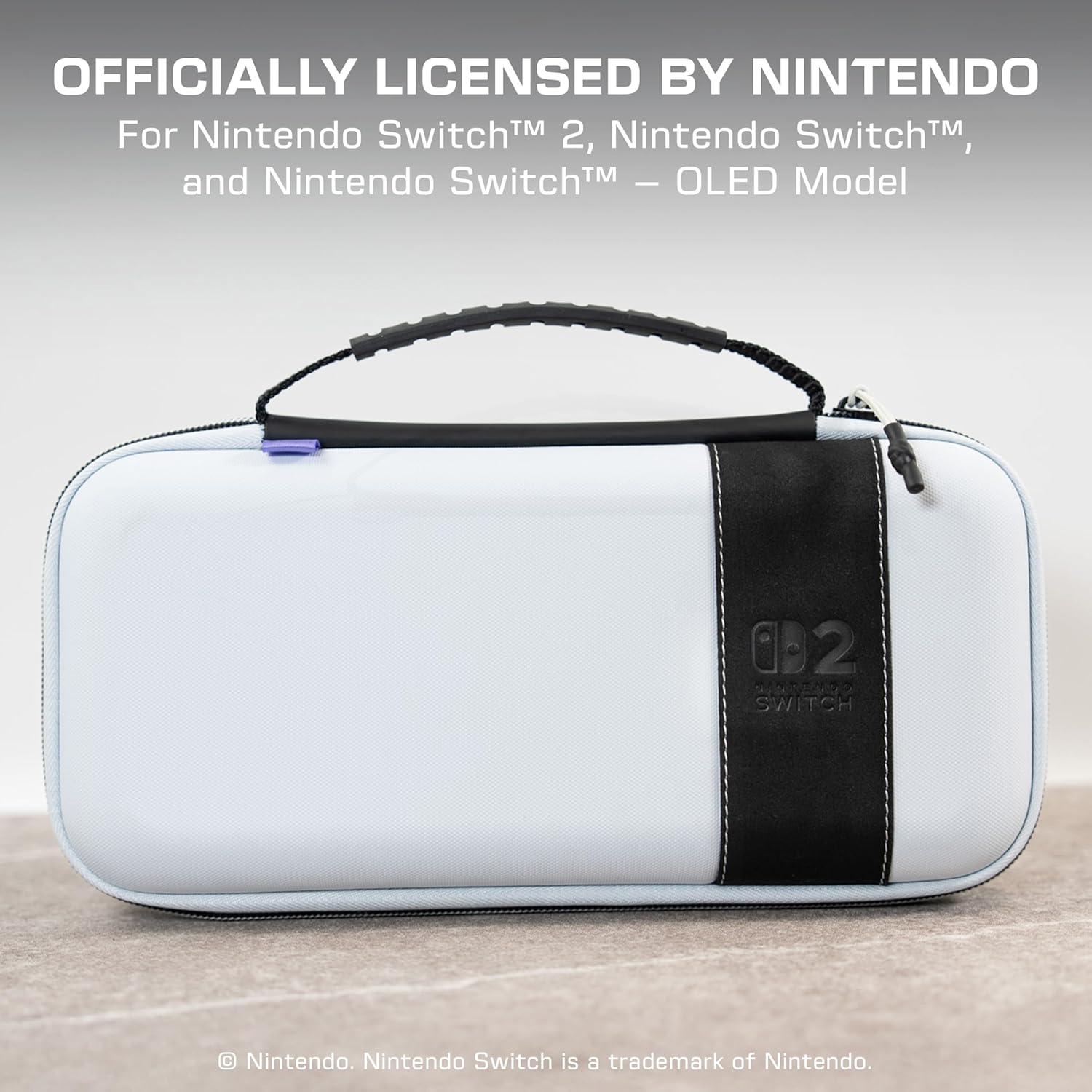 image:imageTurtle Beach PlayTrek Travel Case Koopa Troop Nintendo Switch 2 Nintendo Switch Nintendo Switch OLED Model Storage Protection Game Card Holder Hard Shell GlowintheDarkStellar White