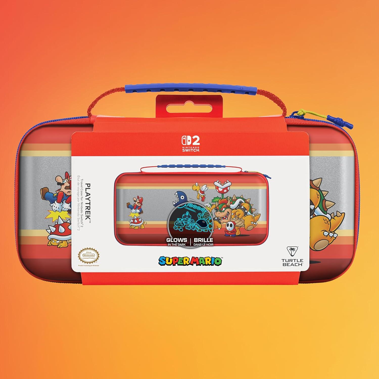 image:imageTurtle Beach PlayTrek Travel Case Koopa Troop Nintendo Switch 2 Nintendo Switch Nintendo Switch OLED Model Storage Protection Game Card Holder Hard Shell GlowintheDarkKoopa Troop