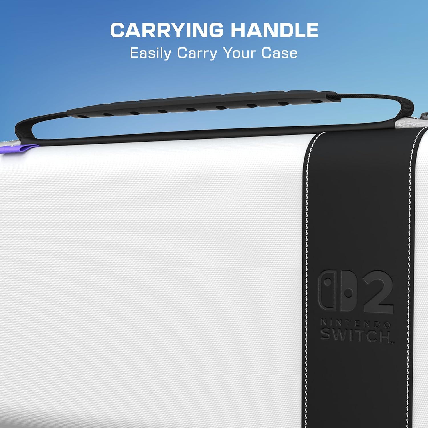 image:imageTurtle Beach PlayTrek Travel Case Koopa Troop Nintendo Switch 2 Nintendo Switch Nintendo Switch OLED Model Storage Protection Game Card Holder Hard Shell GlowintheDarkStellar White